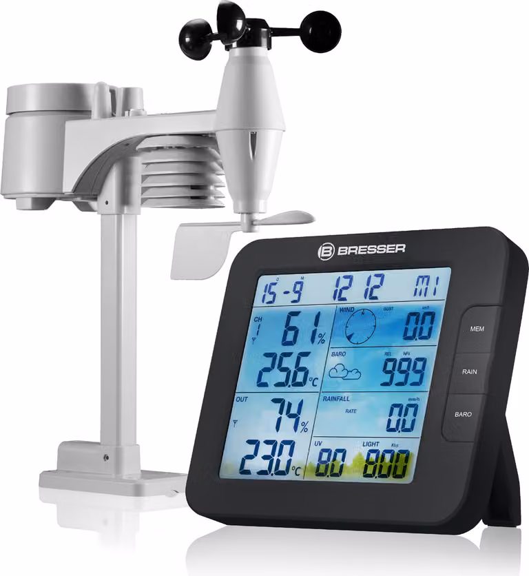 Bresser - 11670 - Stazione meteorologica 7-in-1 Tuya Smart Home ClimateConnect