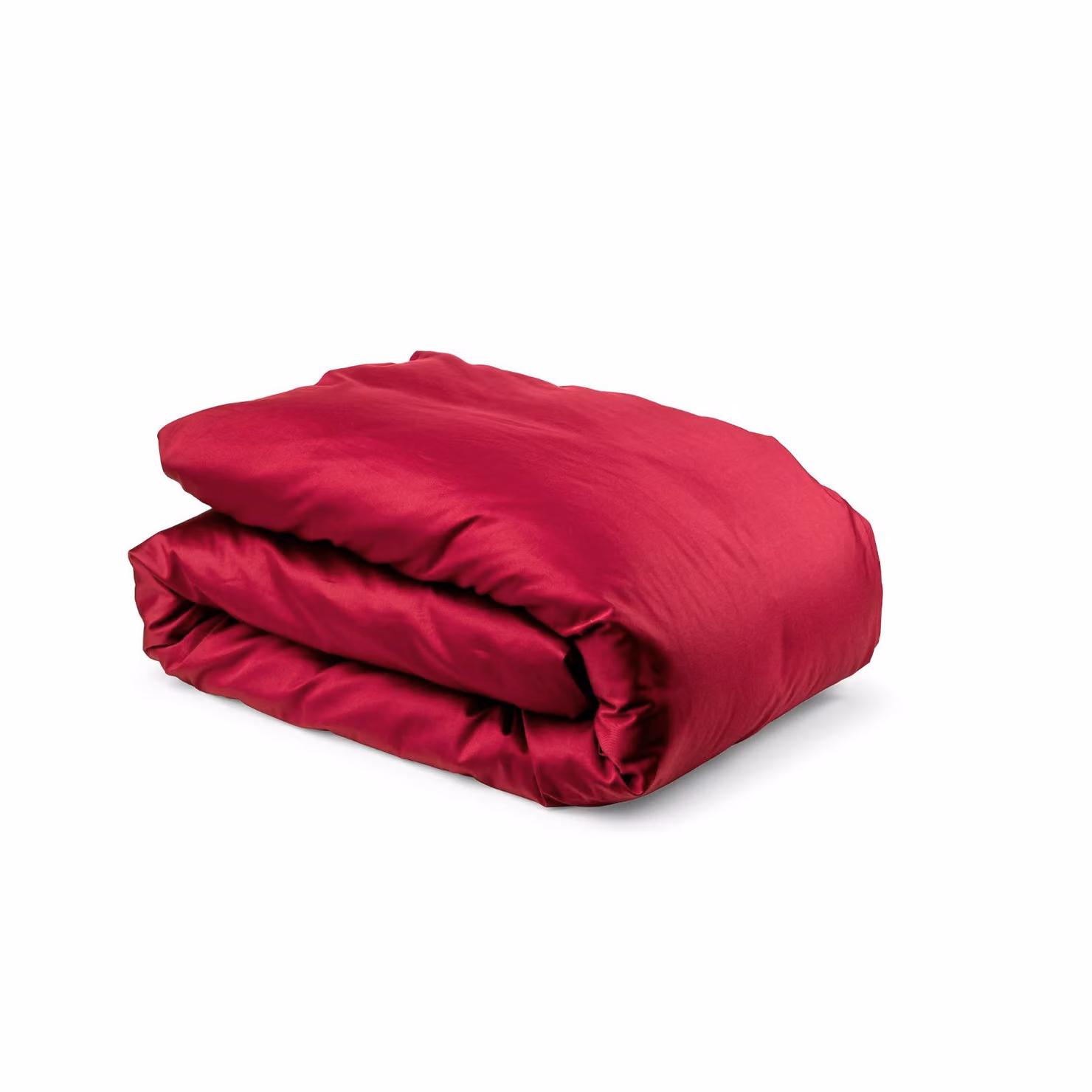 Copripiumino DaunenStep Oasi Deluxe in cotone pettinato rosso con chiusura a zip per adulti – 3