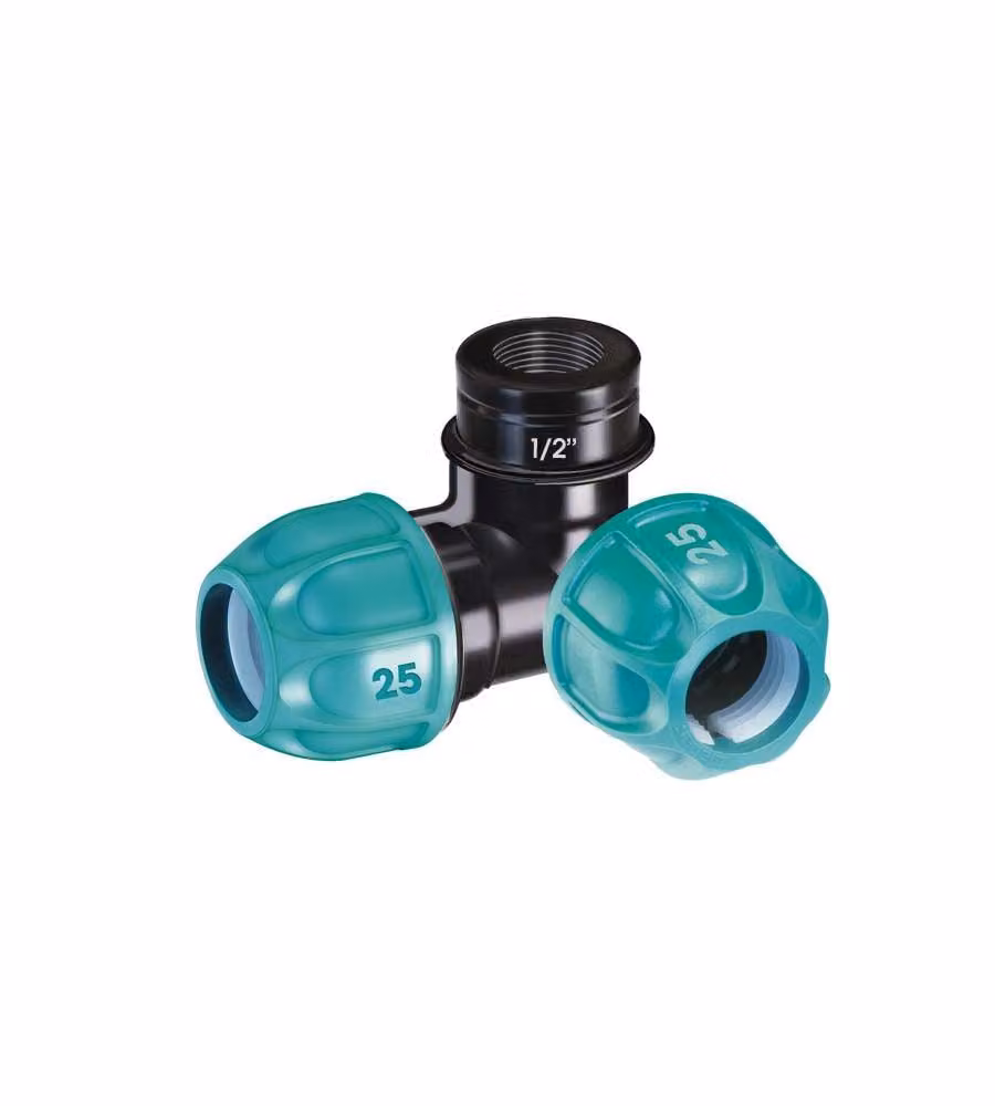 Claber Gomito 3/4" filetto femmina 1/2"