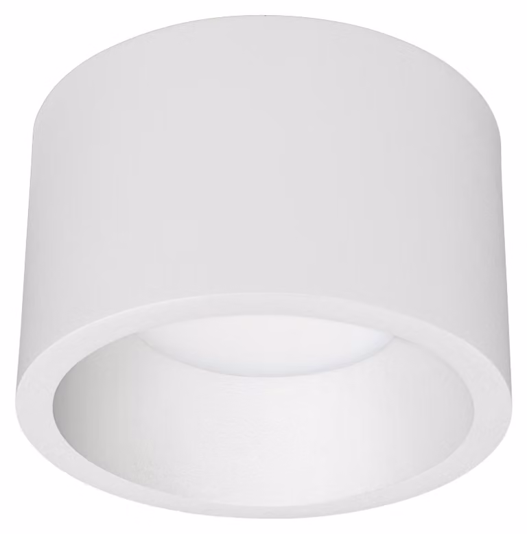 Forlight - Plafoniera LED Jet Surface, diametro 118mm, 10,9W, 2700K - 3200K - 4000K, 1574lm, IP23, 120°, CRI > 80, Bianco, a basso consumo energetico, facile da installare, design moderno