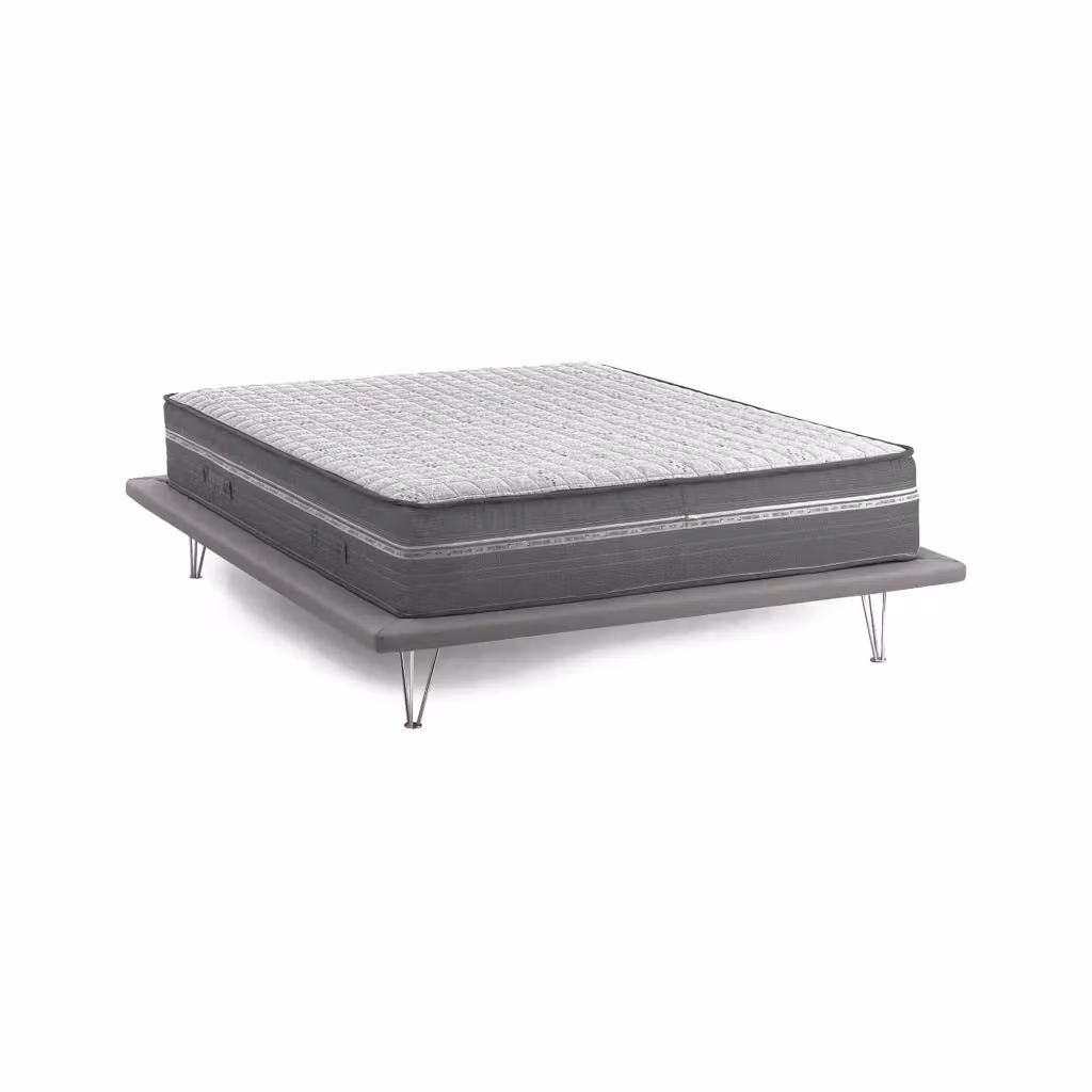 Materasso Ibrido Arial di Talamo Italia, Piazza e Mezza, Grigio, L/P/H: 190 x 120 x 32 cm – 2