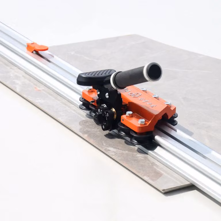 Tagliapiastrelle manuale - TB-200 cm - Lunghezza di taglio 200 cm - A guida su binario con carrello scorrevole - Spessore 10–16 mm - Per piastrelle da pavimento e ceramiche