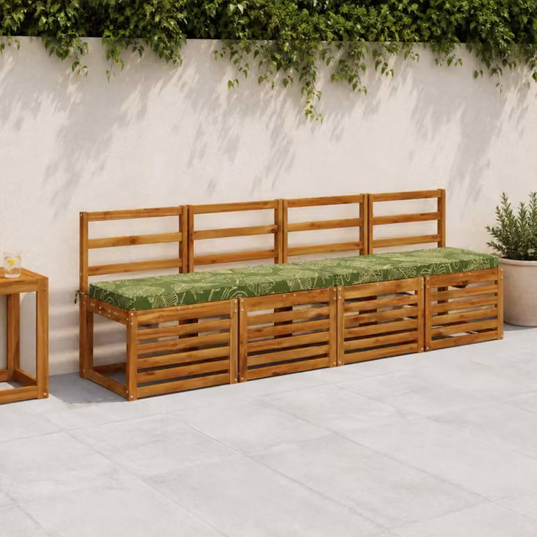 Cuscino per Panchina vidaXL VUGHT Verde in Poliestere con Rivestimento Rimovibile e Resistente ai Raggi UV