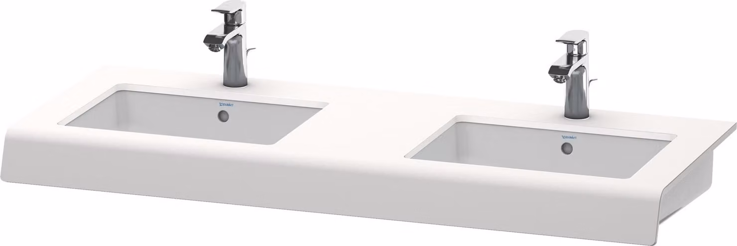 Consolle Duravit DURASTYLE 550 x 800 x 100 mm bianco opaco/bianco opaco