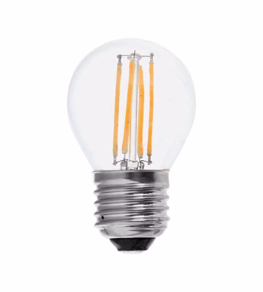 V-TAC Lampadina LED E27 6W 100LM/W G45 Filamento 6500K