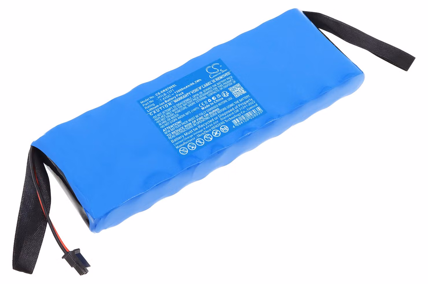 TECHTEK Batteria compatibile con [Deli] S700 broadcast TV signal spectrum analyzer, per [Deviser] S7000, S7200 sostituisce B205D001, per B205D002, pe