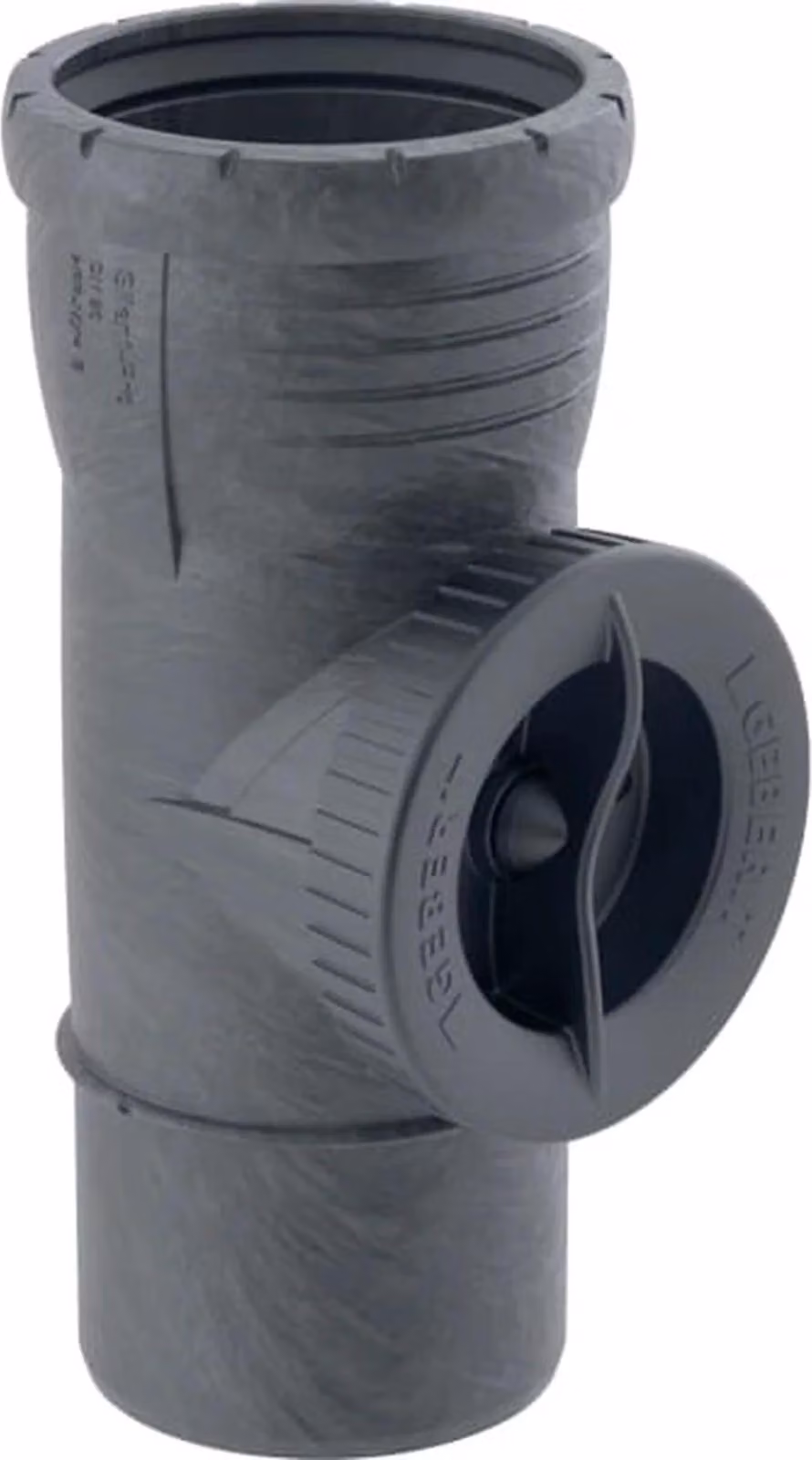 Geberit GE Silent-Pro elemento di pulizia, 90°, DN 160 mm, apertura rotonda, 1 pz.