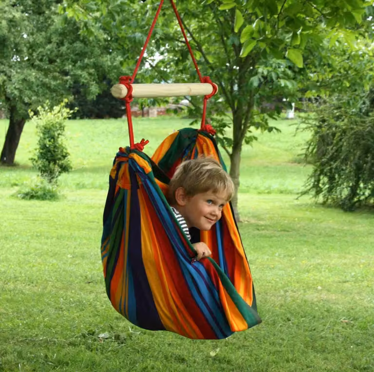 MacaMex Cayo Nino Paradiso sedia sospesa per bambini resistente alle intemperie per Chico & Chica bambino e bambino
