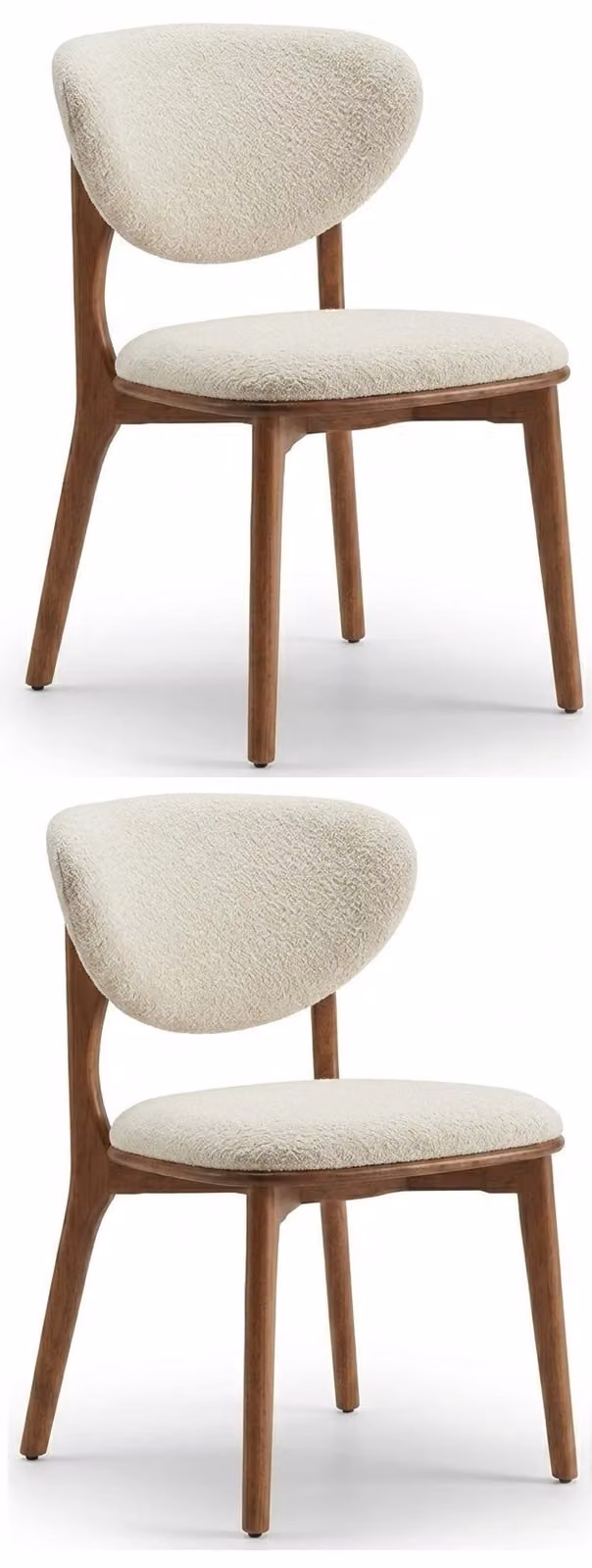 Sedie, stile moderno, colore marrone, comode, compatte, ideali per la sala da pranzo, confortevoli