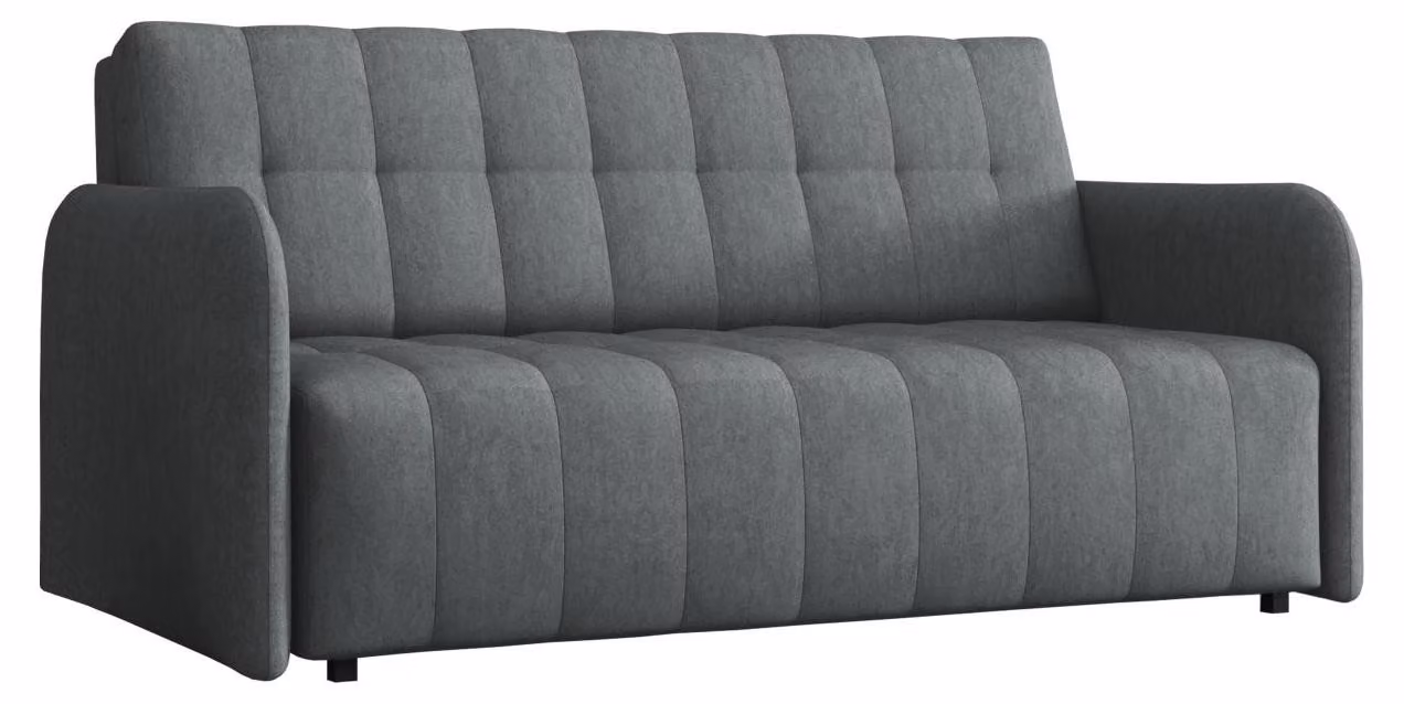 MIRJAN24 Divano letto Viva Grand IV, divano imbottito a 4 posti con cuscini inclusi, con contenitore e funzione letto, divano elegante (colore: Kronos 22)