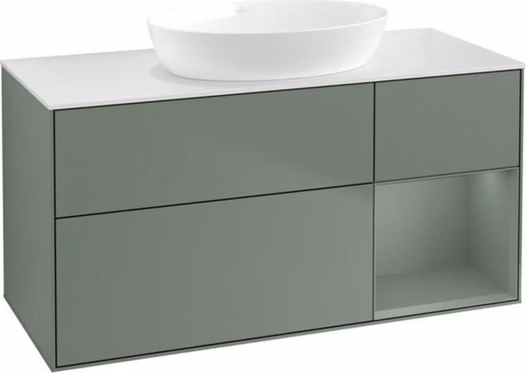 V&B mobile da parete Finion 120cm, Pl w m, Rg Oli. m Lac, Oli. m Lac