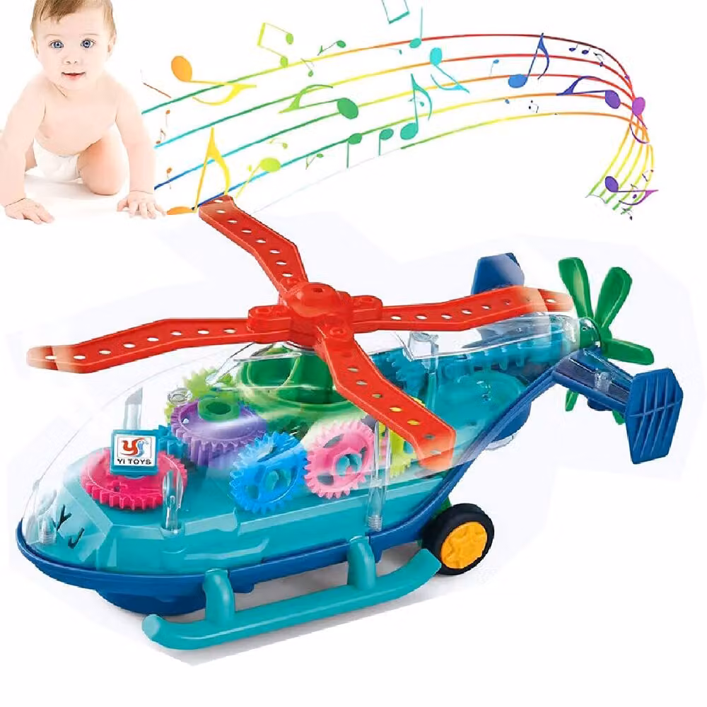 Elicottero giocattolo per bambini, disco da ballo