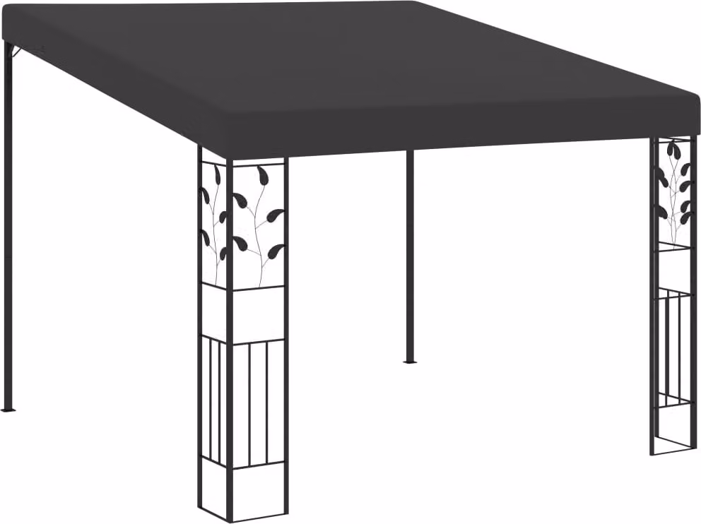 The Living Store Wand-Pavillon 3x3x2,5 m Antracite