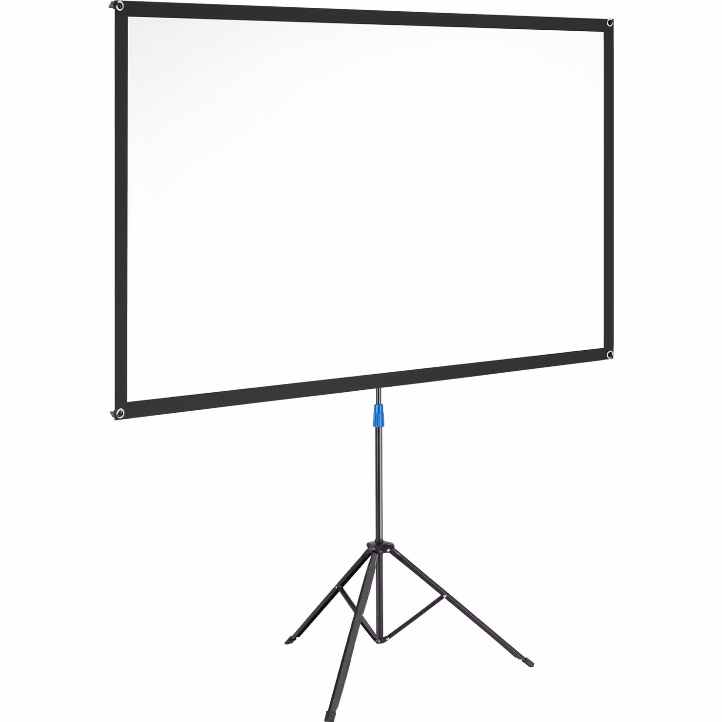 Schermo per proiettore Cinema tectake con treppiede pieghevole, formato 16:9, risoluzione 4K UHD, colore bianco – 3