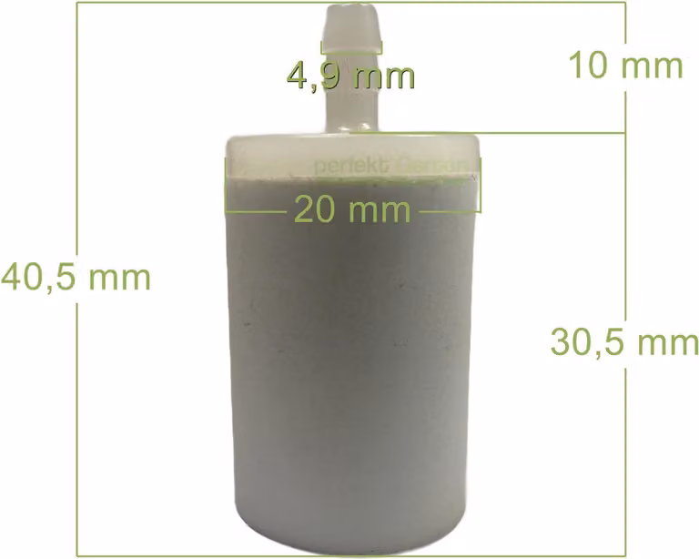 Filtro benzina per Husqvarna 143 RII 152 RB 223 L 225 B BV HBV R RD RJ / 501877601