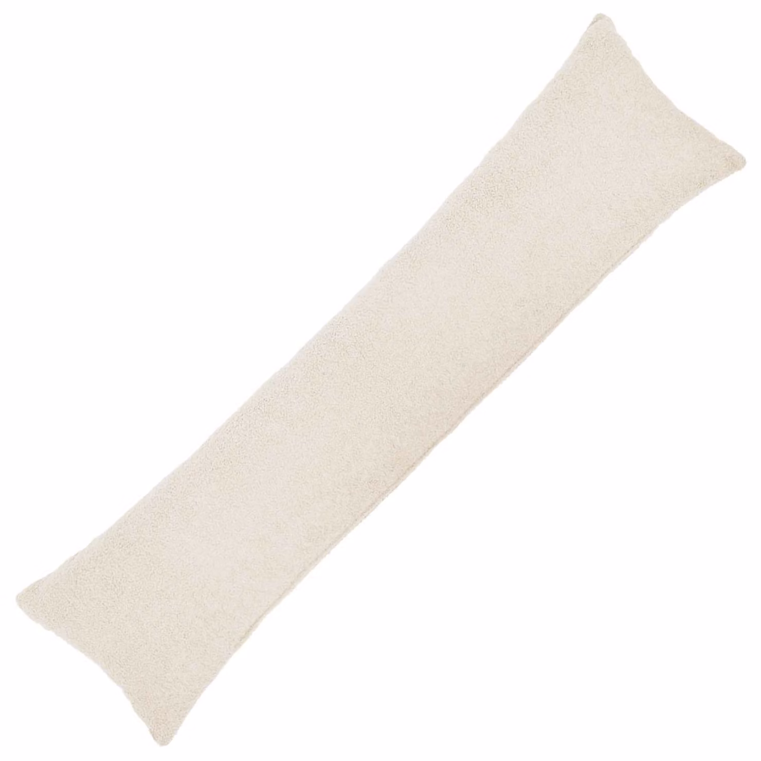 Federa a rullo vidaXL HEERLEN in tessuto bouclé beige, L 145 x P 40 cm