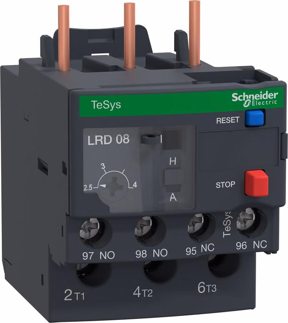 Relè di protezione motore Schneider Electric 2,50-4,00A LRD08