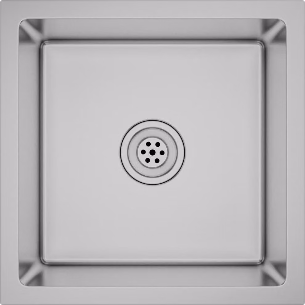 Lavello da Cucina Lavorato a Mano in Acciaio Inox