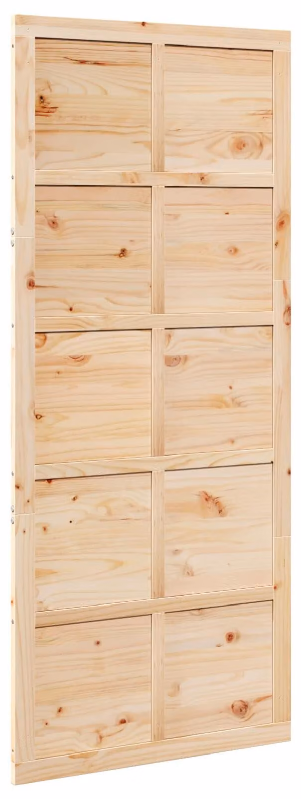 Porta del fienile Naturale 90 x 2,5 x 208 cm