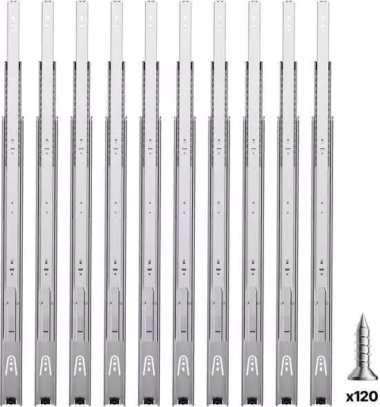 10 pali di supporto per recinzioni da giardino, altezza 24 pollici, con giunti a scatto, capacità di carico di 100 libbre