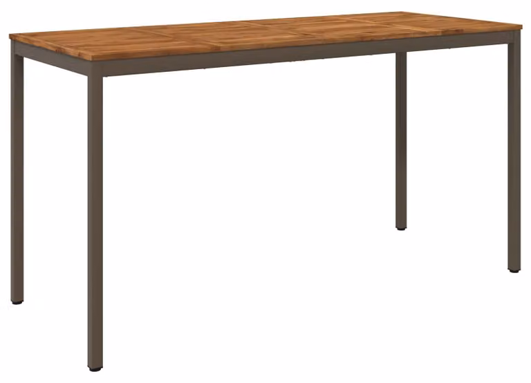 Tavolo da giardino NAARDEN, modello "Natura e Caffè", dimensioni 196 x 80,5 x 105 cm