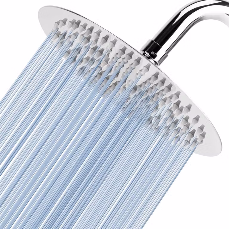 Soffione doccia rotondo - Acciaio inox 304 - 20 cm - Cromato
