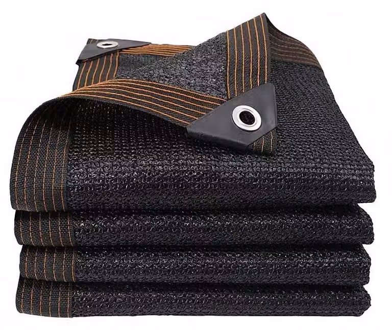 Elzusha - Telo ombreggiante nero, 3x4 metri, con occhielli, resistenza ai raggi UV: 90-95%