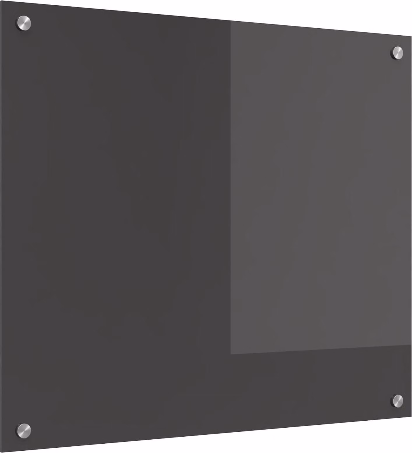Schienale da cucina Grigio scuro 70 x 60 cm vetro temperato