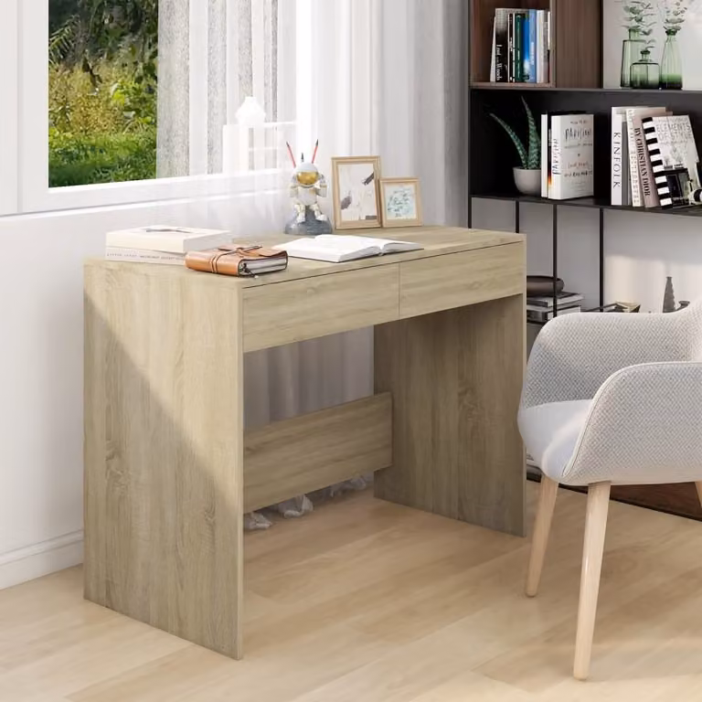 Maison Exclusive - Scrivania in rovere Sonoma 101x50x76,5 cm Materiale ligneo