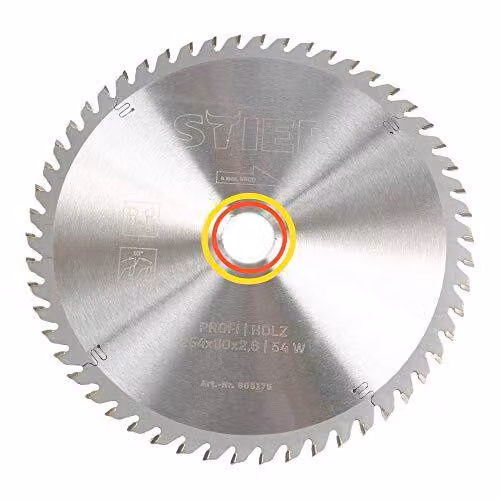 Lama circolare professionale STIER, legno, 254x2,6x30, 54 denti alternati, temprata, angolo di taglio 10°