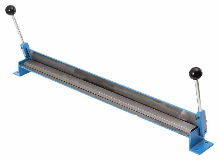 Macchina piegatrice per lamiere - Piegatrice manuale - Larghezza di lavoro: 76,2 cm - Realizzata in ghisa - Angolazione regolabile da 0° a 90° - Ideale per la lavorazione di lamiere e per impianti di riscaldamento, ventilazione e condizionamento (HVAC)