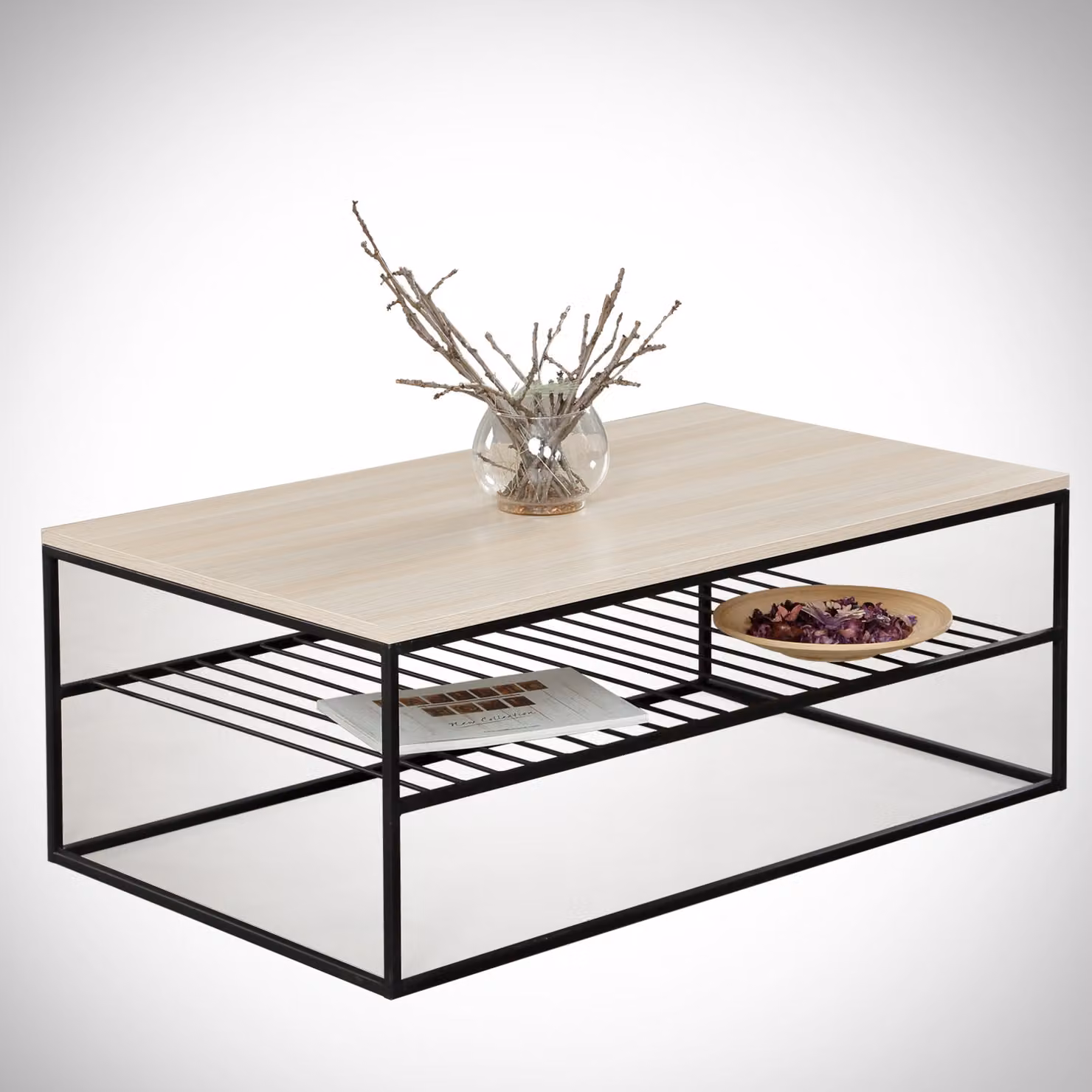 Skye Decor, Etna - Oak, tavolini, rovere, truciolato melaminico, 95 x 43 x 55 cm