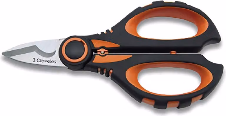 Forbici multifunzione da elettricista in acciaio inossidabile da 16 cm con custodia