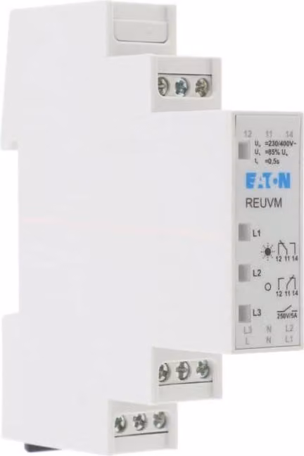 Relè di presenza tensione 400V AC 3N, 400/230V REUVM 148598