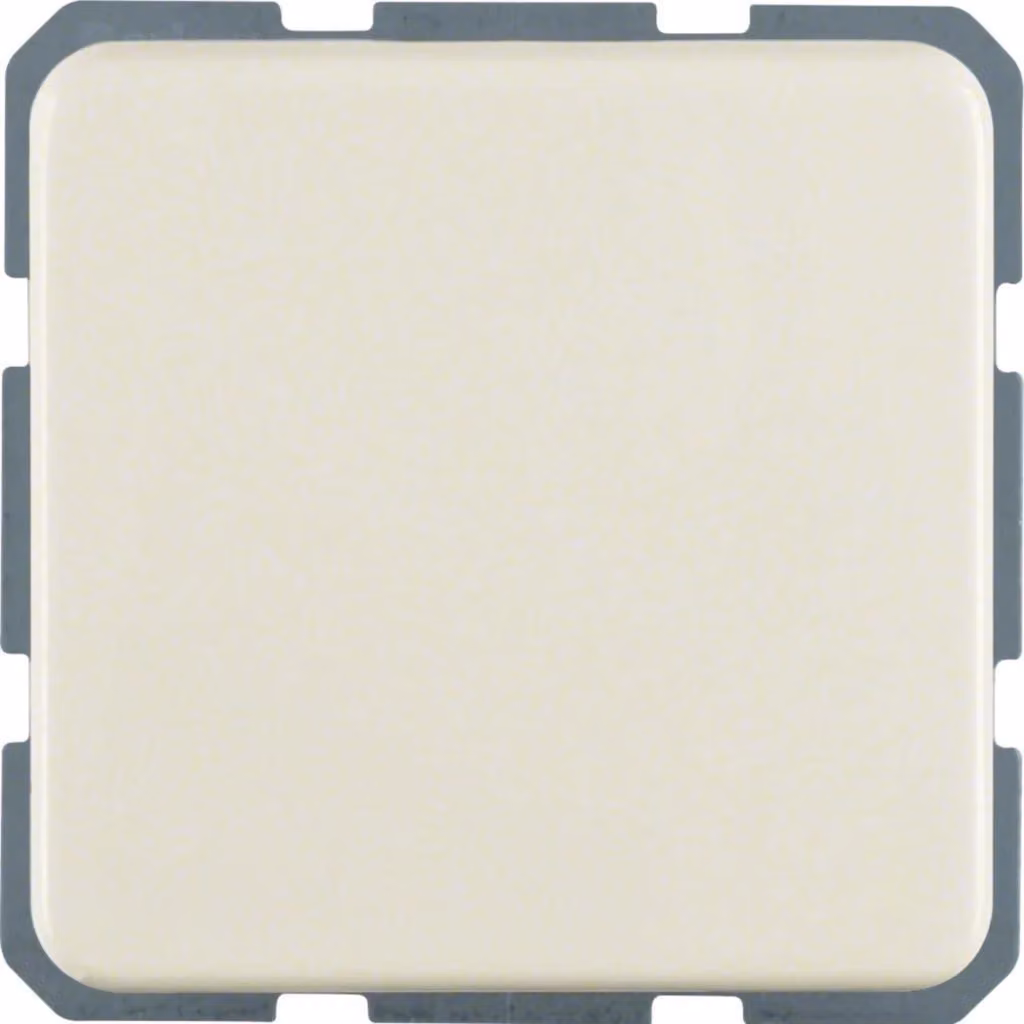 Presa Hager SCHUKO WWS1111WP con coperchio ribaltabile, da incasso, IP44, bianco lucido