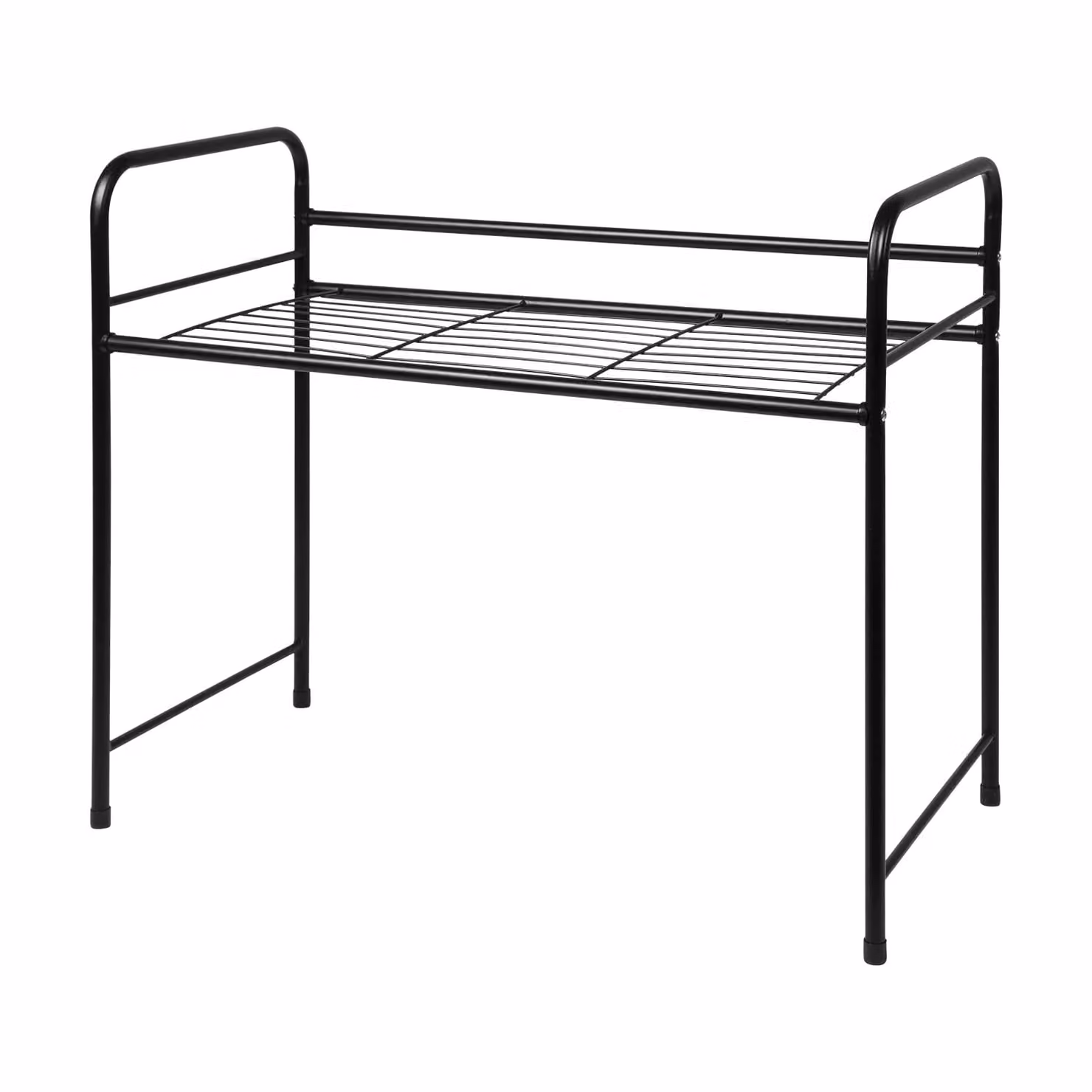 Mensola salvaspazio in metallo VESTIAMO CASA Tamil Black H 50 cm x L 60 cm x P 30 cm