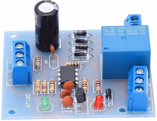 Regolatore automatico dell'acqua con moduli sensore - Alimentazione 9V-12V - Capacità di commutazione 0-10A - Acciaio inossidabile - Elevate prestazioni