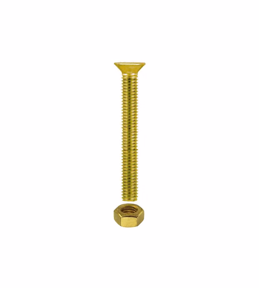 Viti per metallo T.P.S. ottone M4 x 20 - 20 pz.