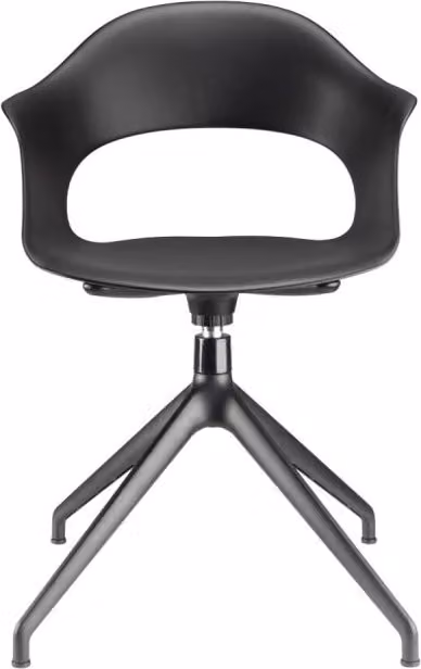 SEDIA LADY B TRESPOLO GIREVOLE TECNOPOLIMERO MADE IN ITALY SCAB DESIGN - NERO 80
