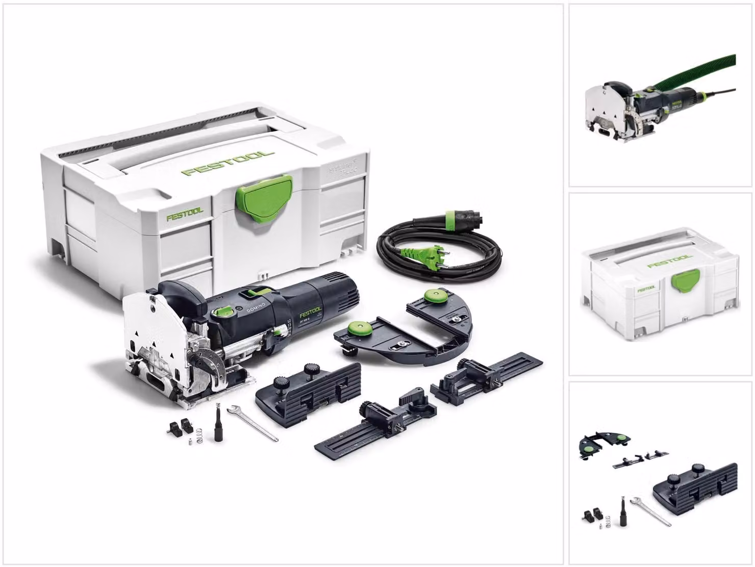 Festool DF 500 Q-Set fresa per tasselli Domino 420W 28mm in systainer ( 574427 ) + accessori