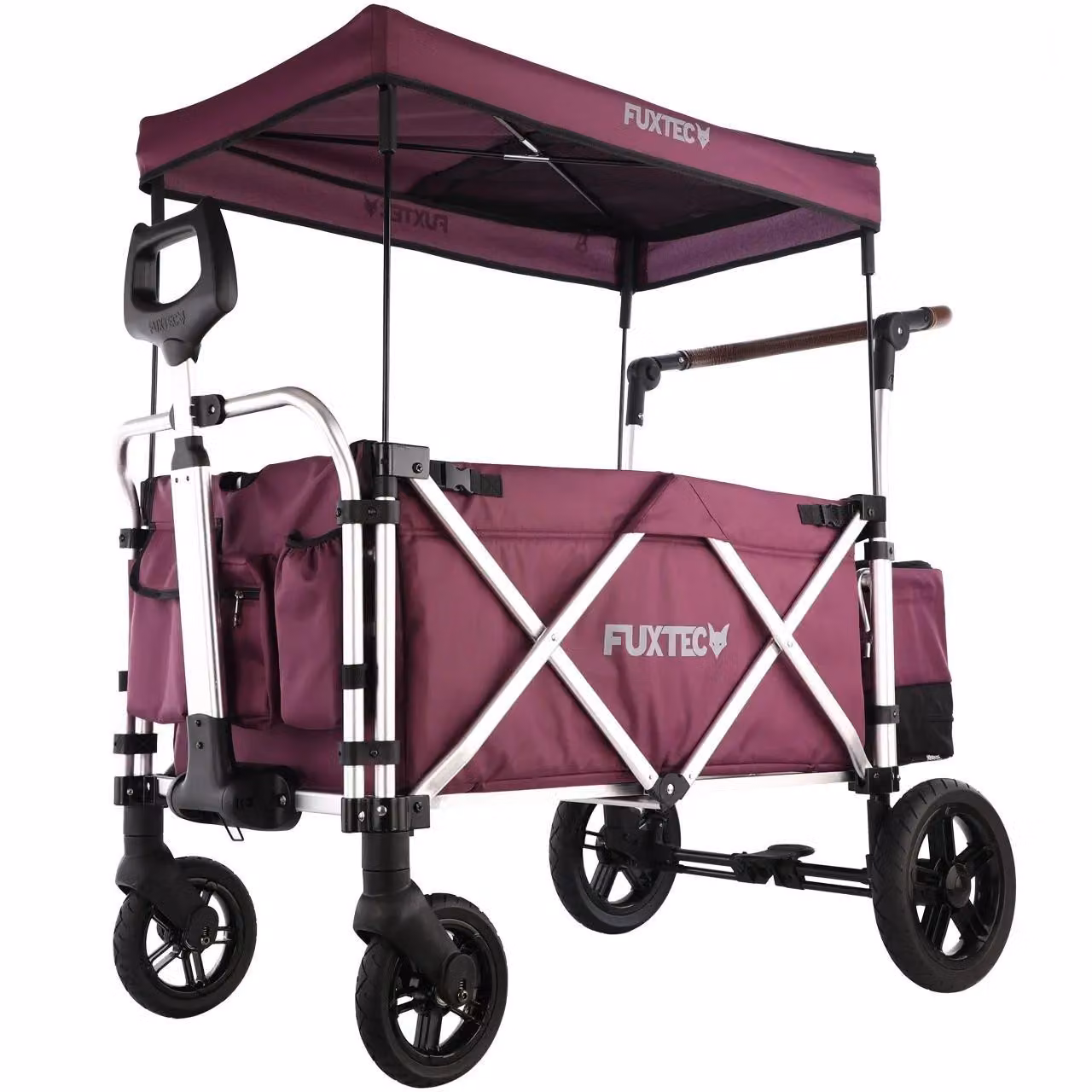 Carrello pieghevole/ carrozzina da passeggio da giardino da spiaggia FUXTEC CTL-900 PORPORA Purpur