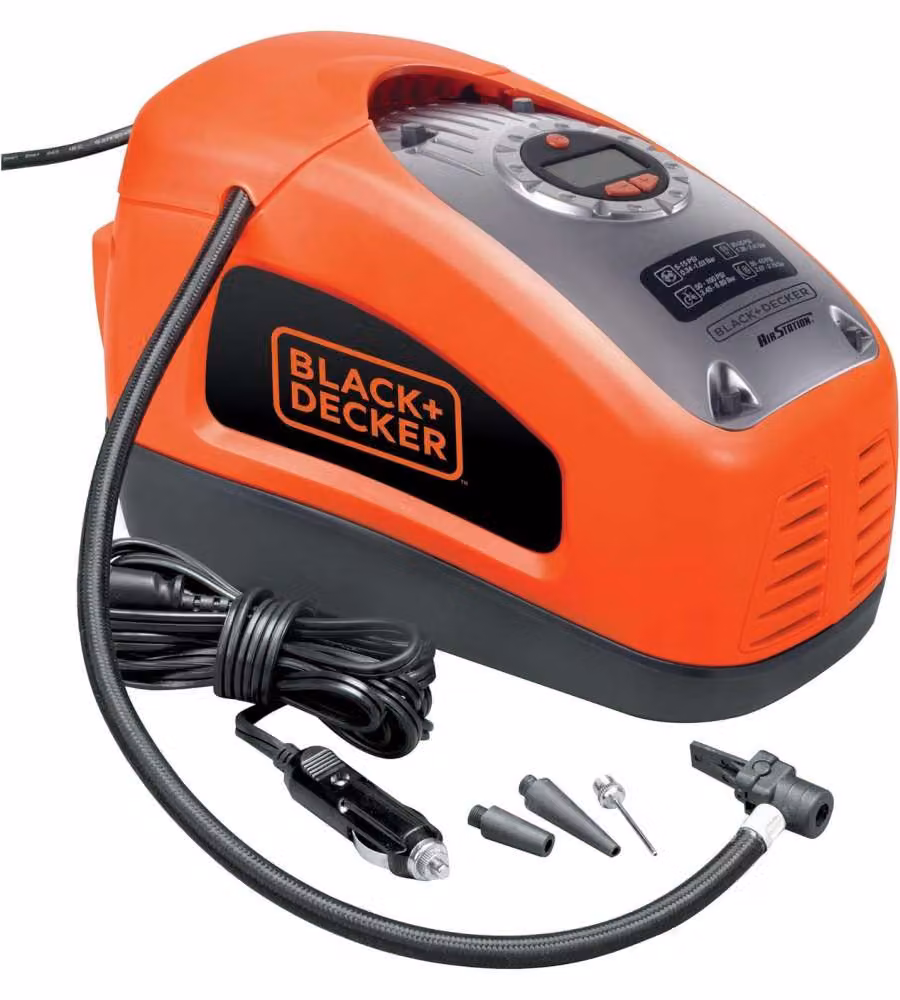 Black+Decker Compressore Portatile - 12/230V