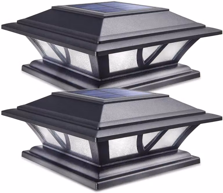 Lampade solari per esterni, LED, 2 modalità, impermeabili, confezione da 2