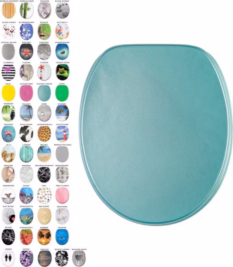 SANILO® Sedile per wc turchese glitterato, coperchio per wc direttamente dal produttore, sedile per wc, sedile per wc, sedile per wc, sedile per wc, sedile per wc, sedile per wc, sedile per wc, sedile per wc, sedile per wc