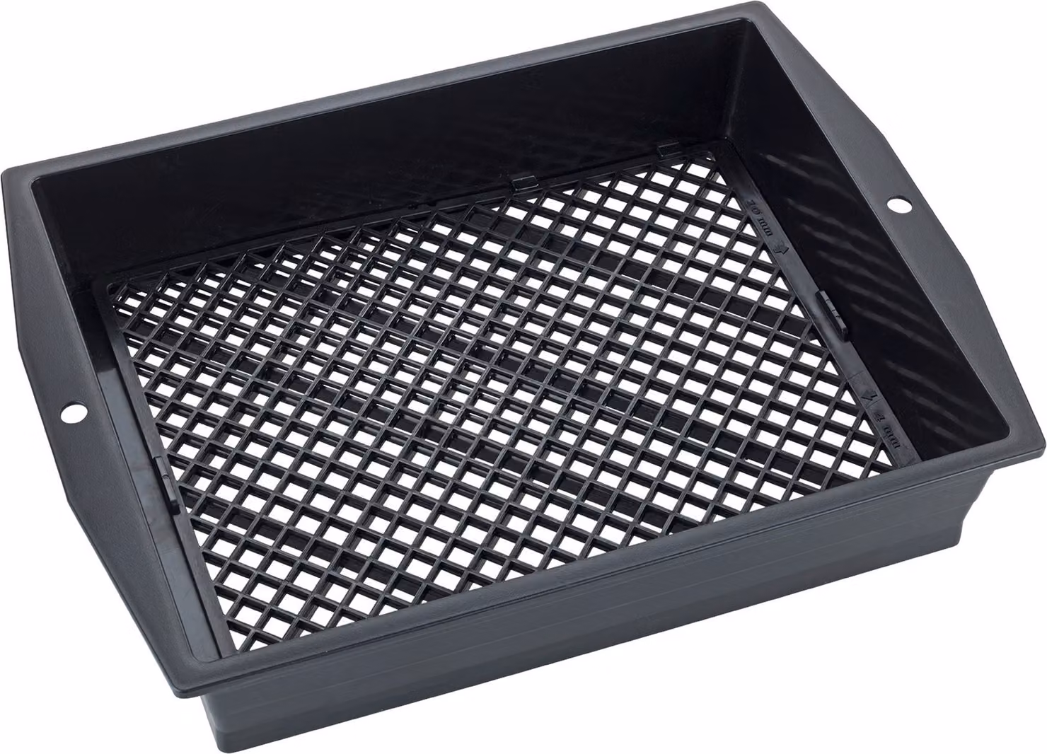 WENKO setaccio da giardino 2in1 variabili Inserto per setaccio regolabile Vassoio per setaccio in plastica