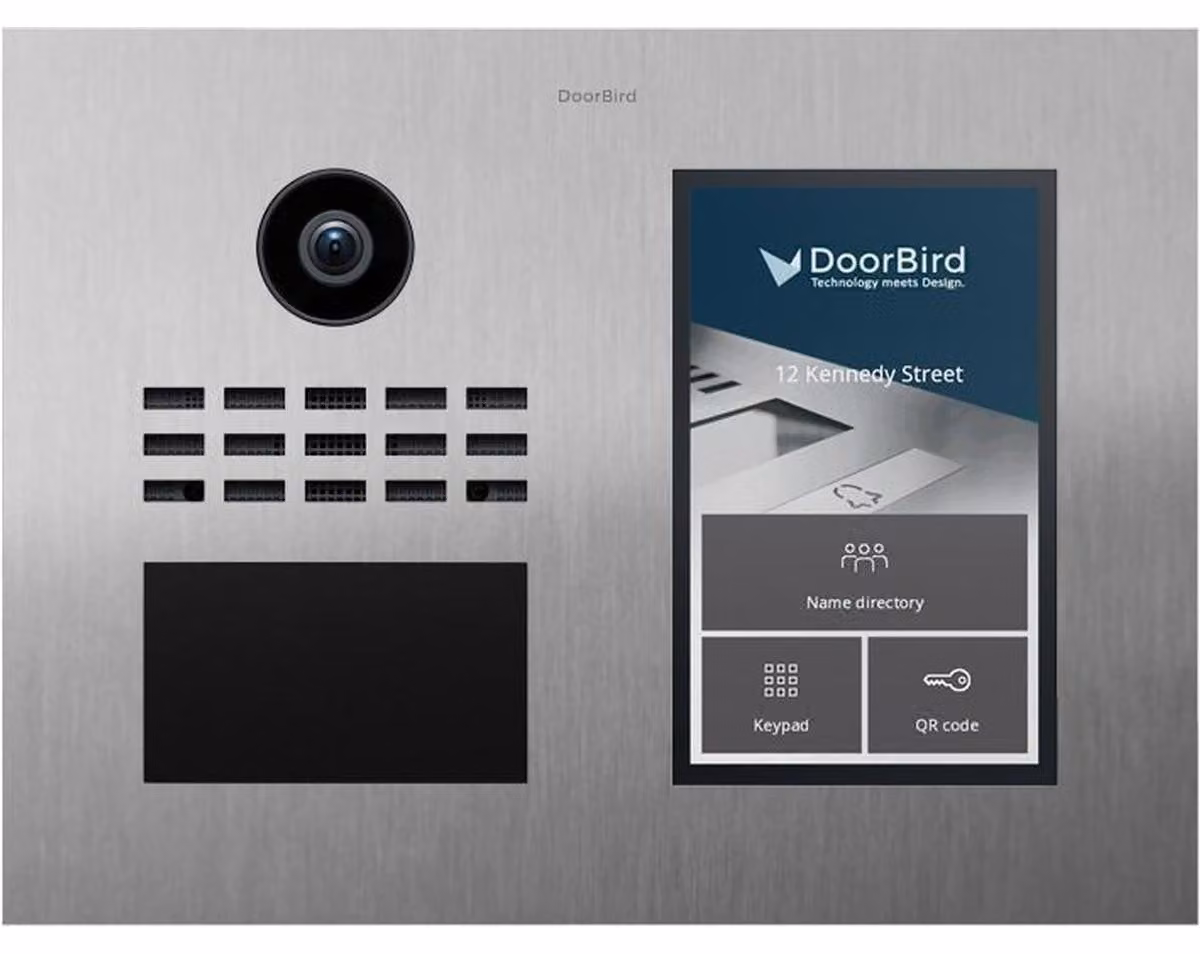 DoorBird D31TDH, 17,8 cm (7"), LCD, 1080p, obiettivo ultra grandangolare, 180°, 82°