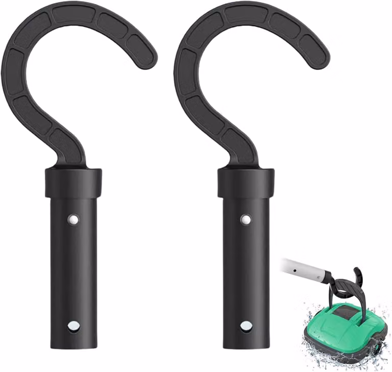 Ganci per robot per piscine, confezione da 2, compatibili con tutti i pulitori per piscine, adatti per aste, accessori per la pulizia delle piscine