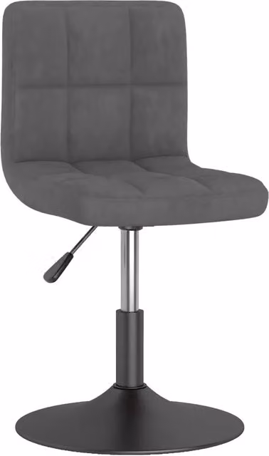 Sedie da Pranzo Girevoli 6 pz Grigio Scuro in Velluto 3087493