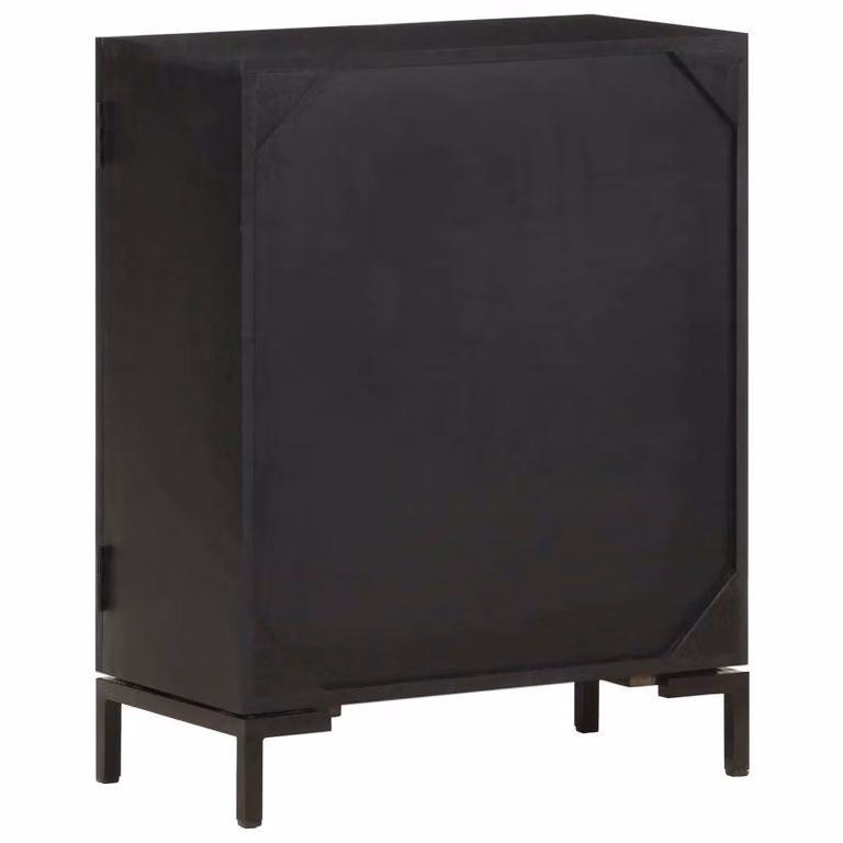 Credenza 60x30x76 cm in legno massiccio di mango