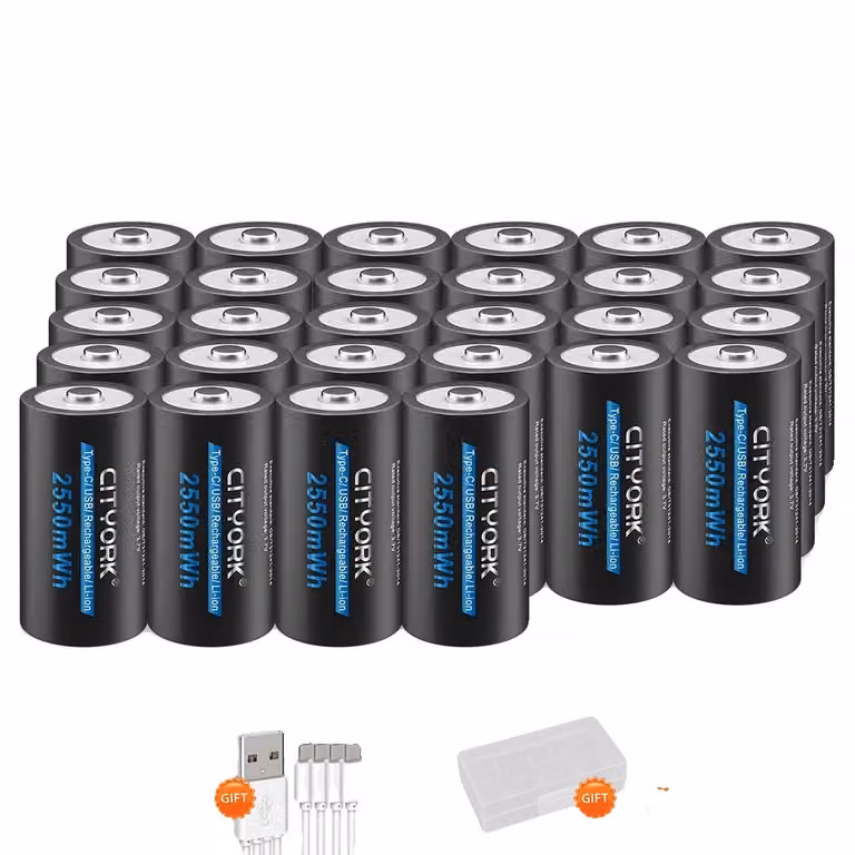 Batteria ricaricabile, 3,7V, potenza di lunga durata, 28PCS